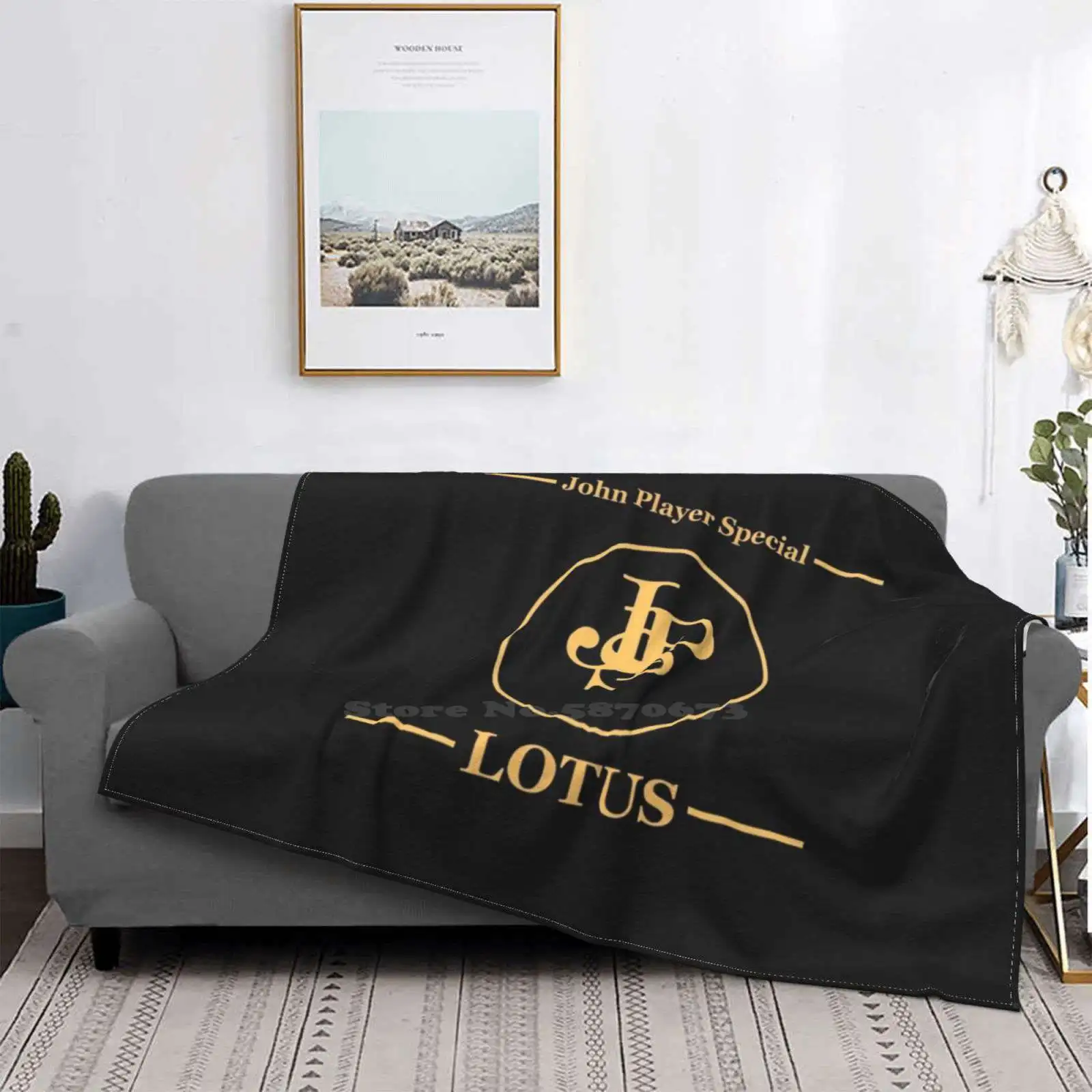 

Jps Лотос Дизайн хит продаж комнатное домашнее фланелевое одеяло Jps Lotus черный и золотой черный
