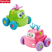 fisher price pressn go monster truck pink green child learn to climb a car toddler toys educational baby toys
