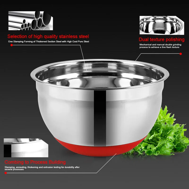 Новинка миска из нержавеющей стали с уплотнительной крышкой без магнитного