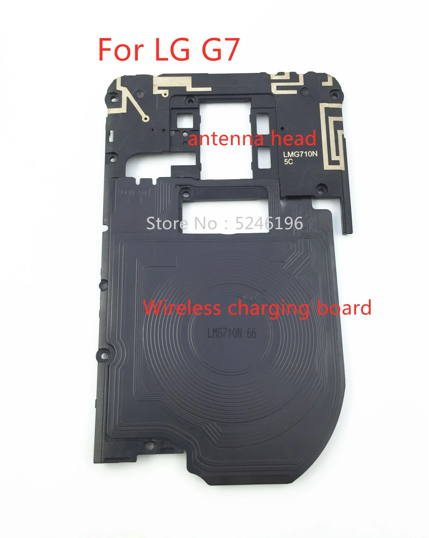 Three-piece Maintenance Fittings Set Apply For LG G7 G710 G710N Wireless charging board Sound speaker antenna head Repair part