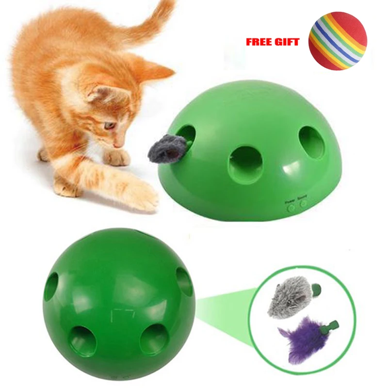 

Cat Scratching Device Mouse Toy Creative Electric Pet Funny Cat Tray Training Toy Interactive Puzzle Game Play Exciting Cat Toys