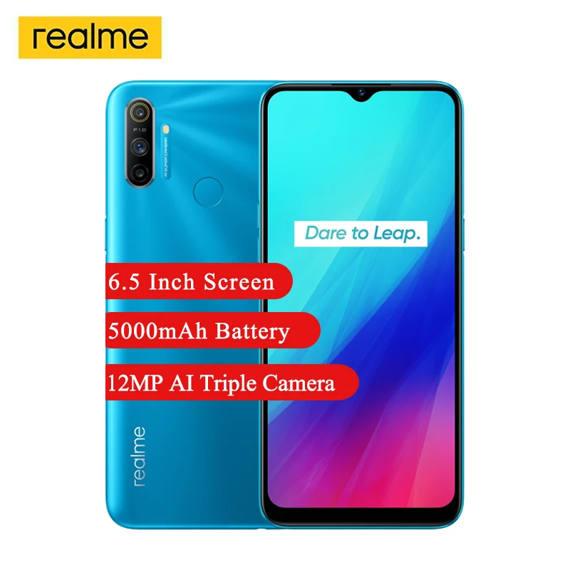 Смартфон Realme C3 NFC 3 Гб ОЗУ 64 ПЗУ Восьмиядерный процессор Helio G70 6 5 дюйма Full screen