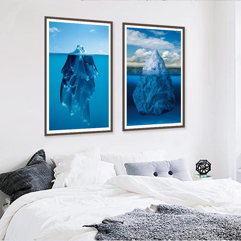 Iceberg Холст плакат пейзаж мотивационный холст Художественная печать Декоративные