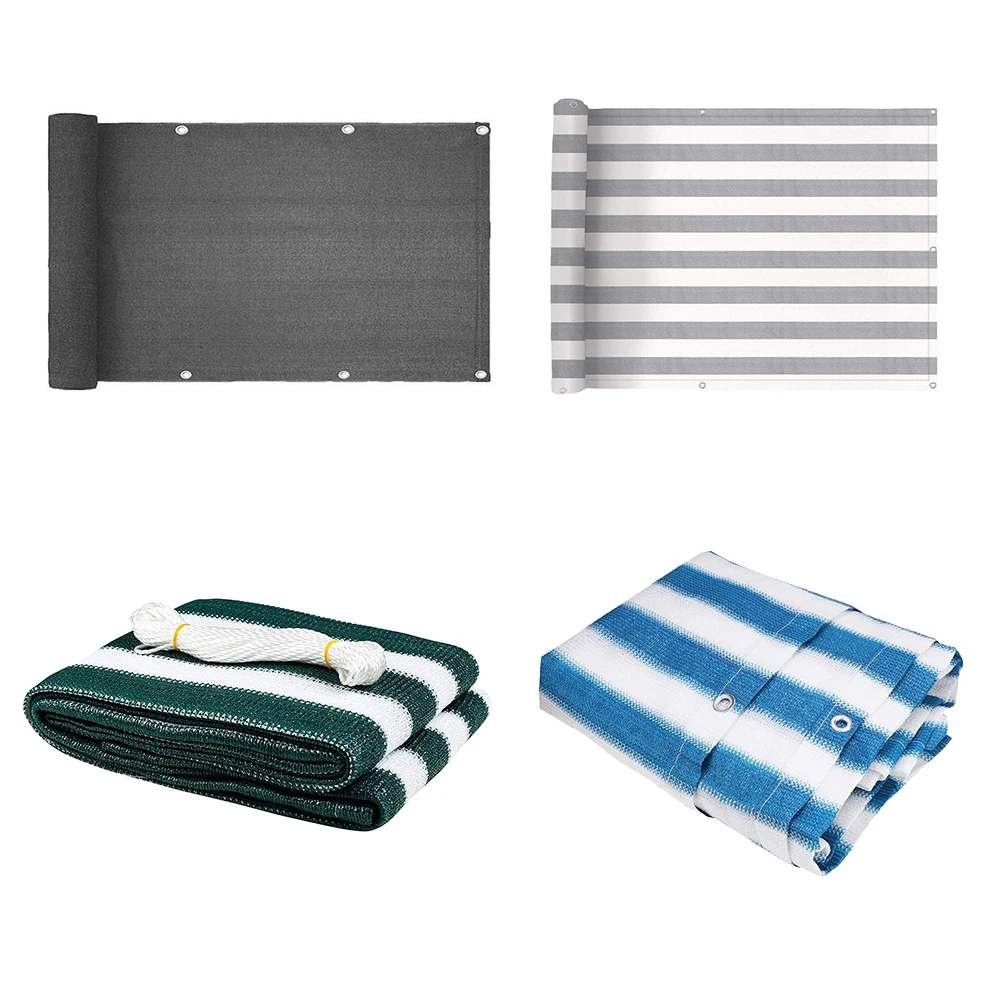 

Waterproof Balcony Privacy Screen Cover Balcony Shade Net Wind Sunshade Net Shelter Outdoor Privacy Screens Supplies