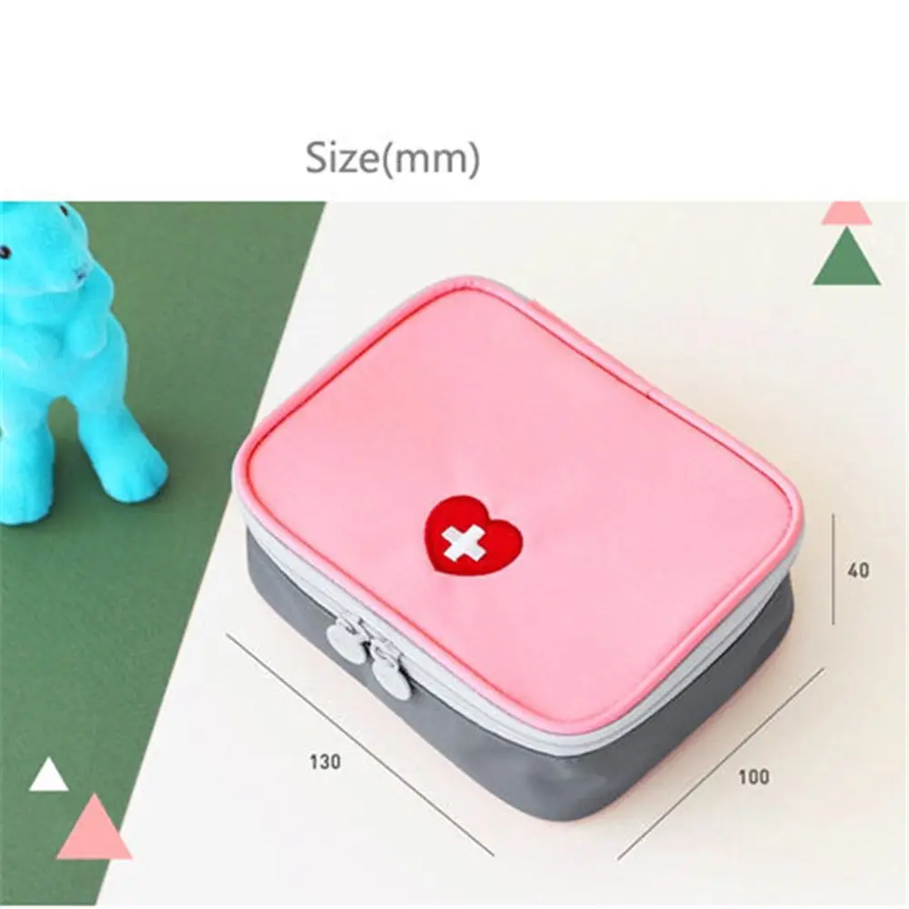 Милая портативная мини аптечка первой помощи аптечки органайзер домашняя