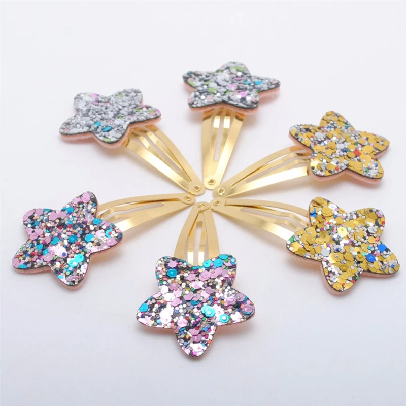 6 шт./компл. для маленьких девочек заколки волос аксессуары с изображением