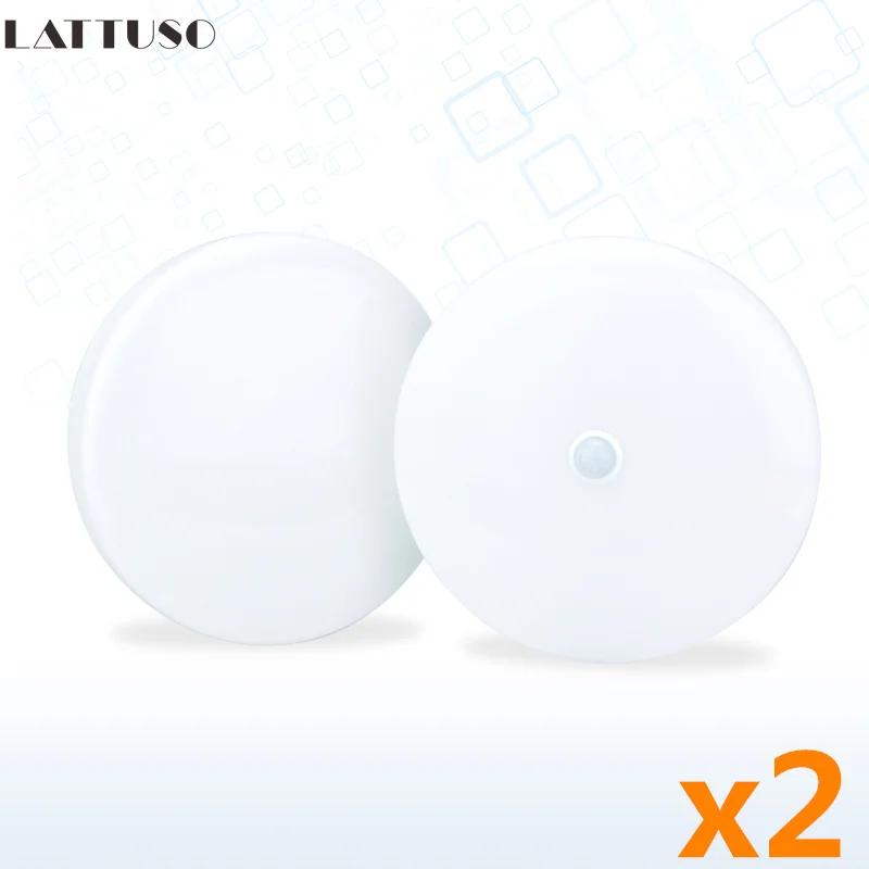 

Светодиодная потолочная лампа, 2 шт./лот, 110 В переменного тока, 220 В, лампа с пассивным ИК датчиком движения, поверхностное крепление, автомат...