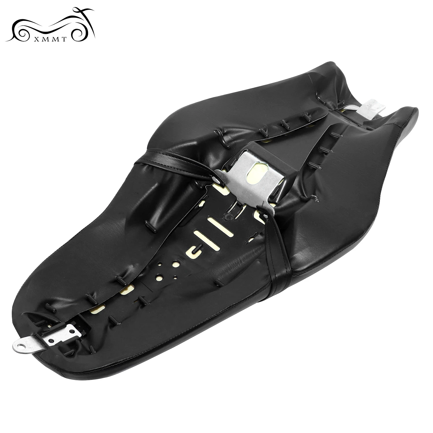 Черное ПАССАЖИРСКОЕ СИДЕНЬЕ водителя + заднее для Harley Iron SuperLow Forty Eight