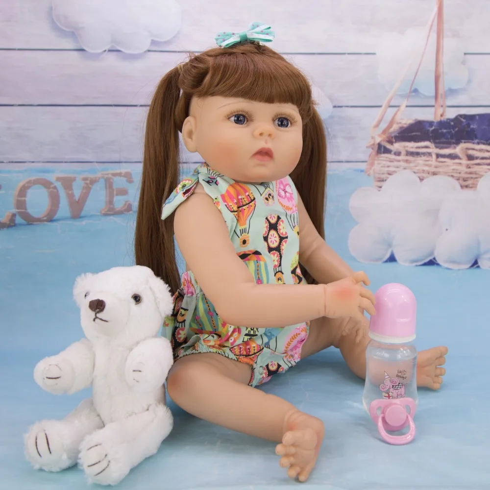 Реалистичные куклы Reborn Baby полностью силиконовые виниловые принцессы для девочек