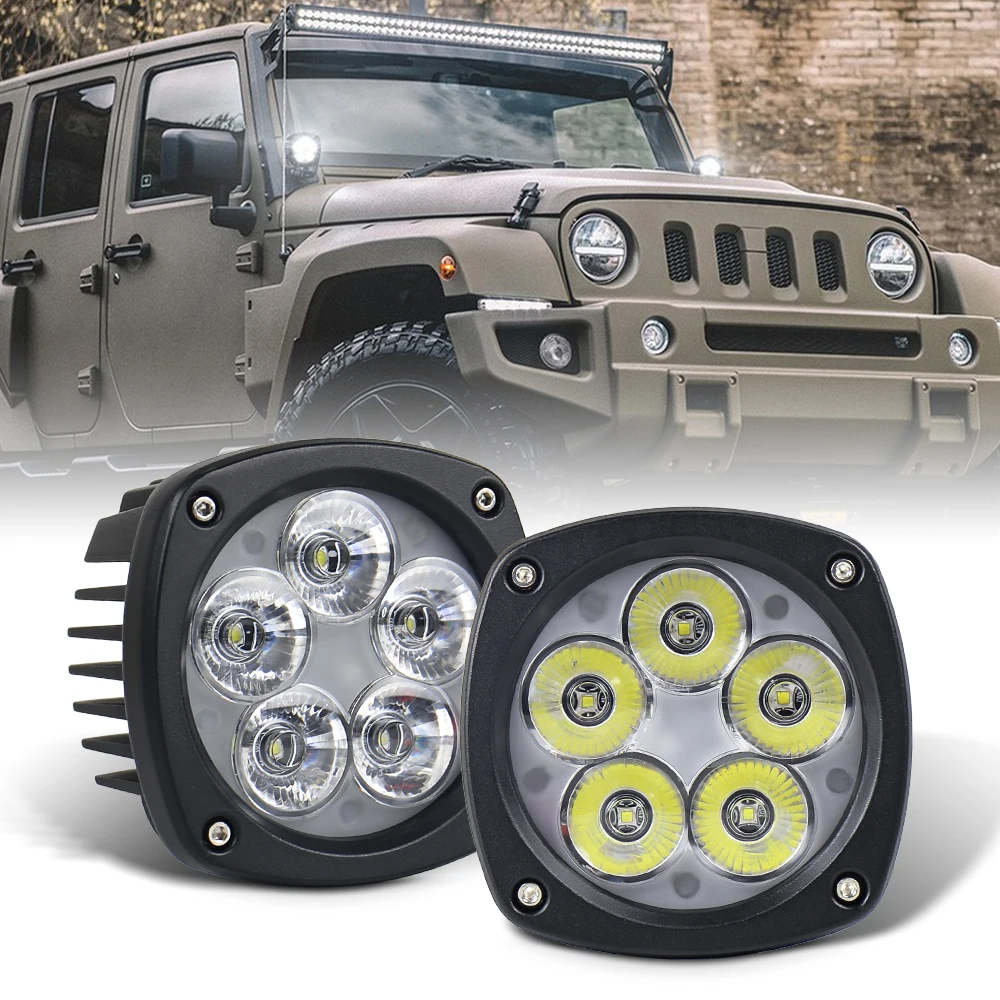 4 дюйма светодиодный стручки Автомобильный рабочий светильник свет точечный луч