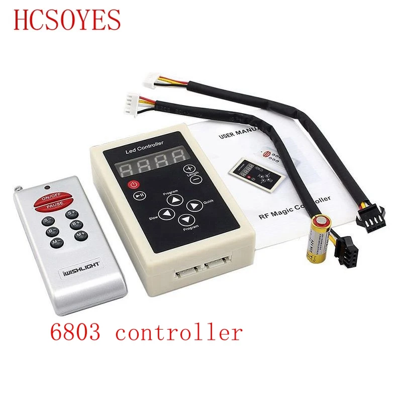 5 м RGB Мечта Волшебная Светодиодная лента DC12V 6803 IC IP67 водонепроницаемая