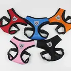 Регулируемая шлейка для собак, жилет для щенков, для бега в машине, маленький, средний, большой, мягкий Регулируемый жилет для щенков