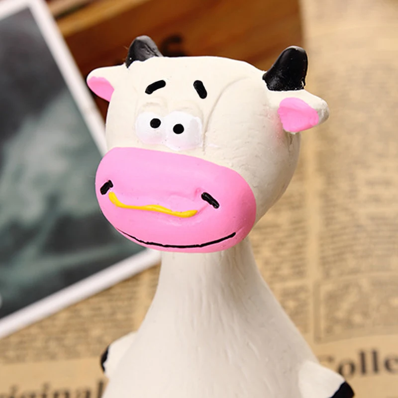 Симпатичная мультяшная игрушка для домашних животных собака вокал латексная