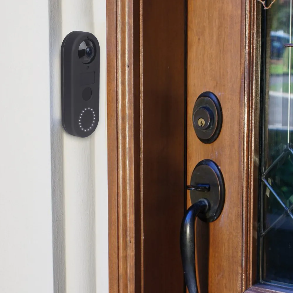 

for Arlo Video Doorbell Silicone Protective Cover Case Stylish Anti-Scratch Weather Resistant Protector for Arlo Video Doorbell