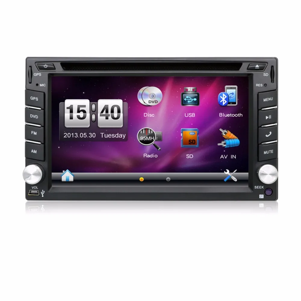 6 2 &quot2 Din Wince для универсального автомобильного радио 3D вращающийся