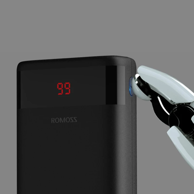 Romoss Ares 20 20000mAh зарядное устройство USB тип портативное внешний аккумулятор 5V