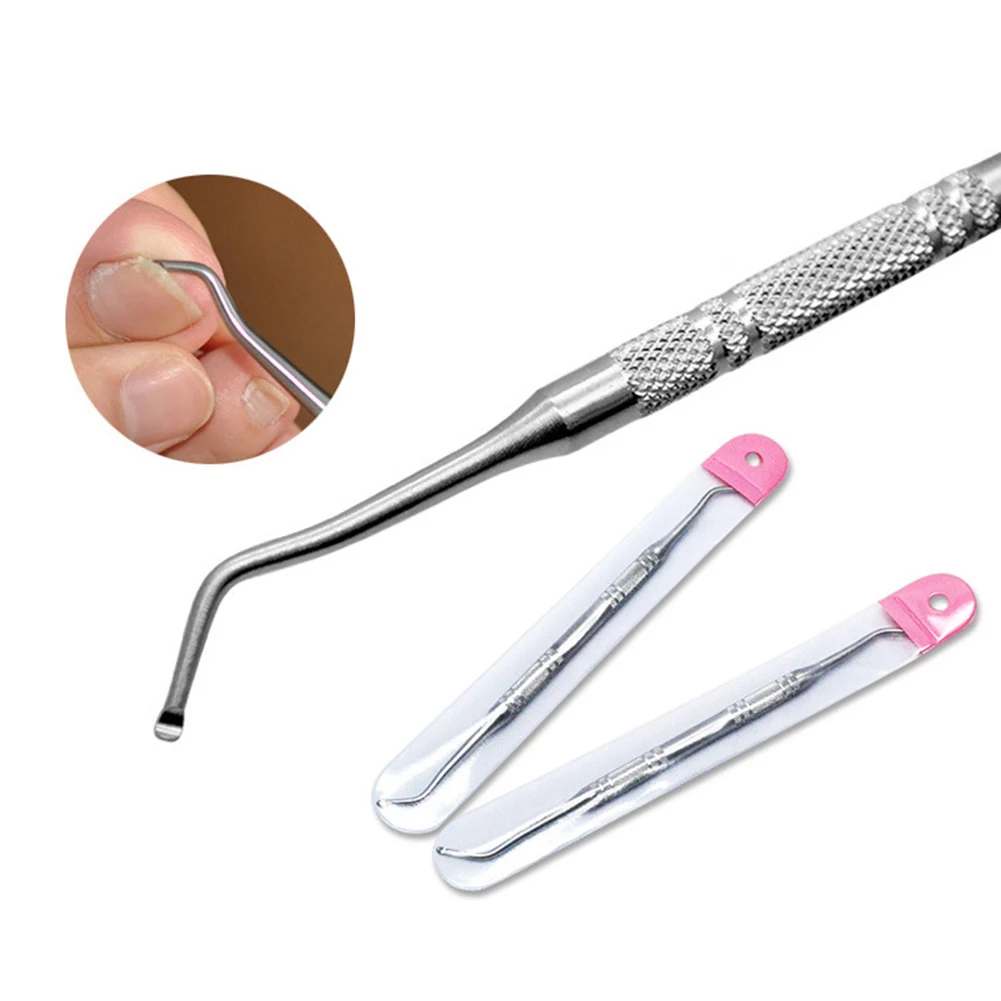 Dual End Nail Toenails Lifter Stainless Steel Hook File Clean Pedicure Tool Foot Care | Красота и здоровье