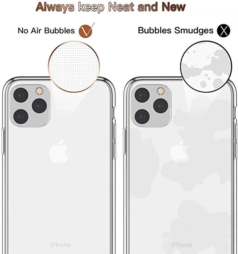 Прозрачный Ультра Тонкий силиконовый чехол для телефона iphone XR 11 Pro XS Max 5s X 7 8 6 6S Plus
