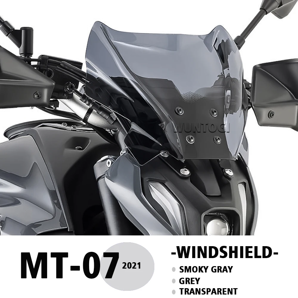 

Motorcycles Windshield Wind Shield Deflectore For YAMAHA MT07 MT 07 MT-07 2021 Windscreen Air Wind Deflector