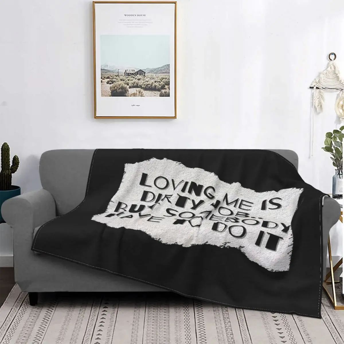 

Love Me-Manta a cuadros para cama, manta con capucha para cama, sofa y cama