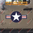 USAF ВВС США Roundel Наклейка автомобиля виниловая Светоотражающая Глянцевая b выбрать размер