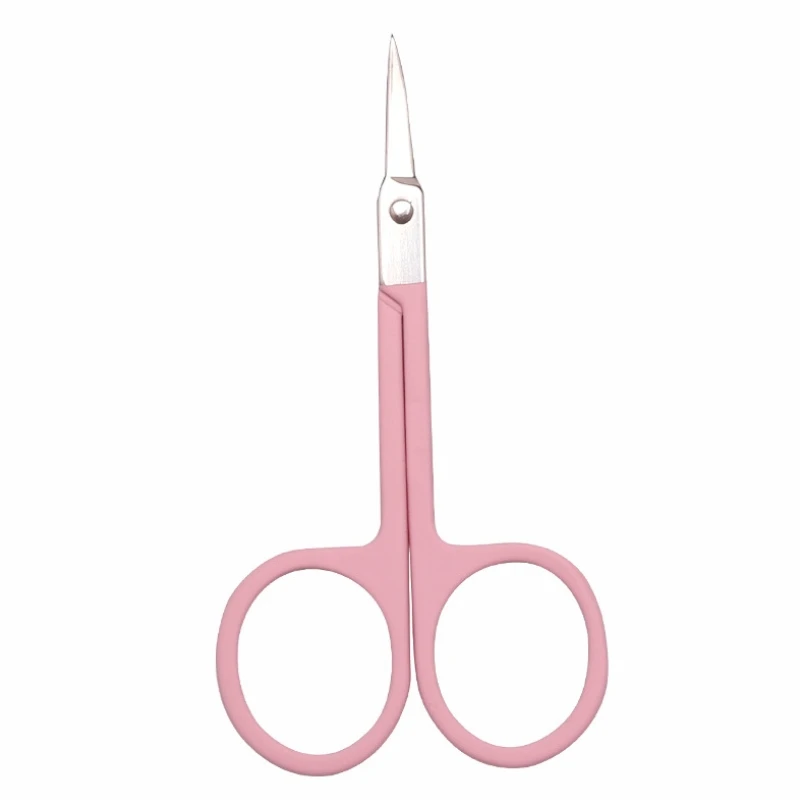 

1Pc 8.6cm Metal Eyebrow Nose Hair Scissors Cut Manicure Facial Trimming Tweezer Nail Tools For Makeup Beauty Tool