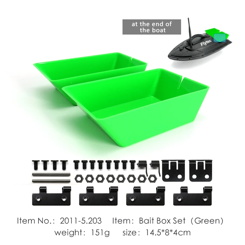 2011 5 RC приманка лодка запасные части Аксессуары Модернизированный двойной силос