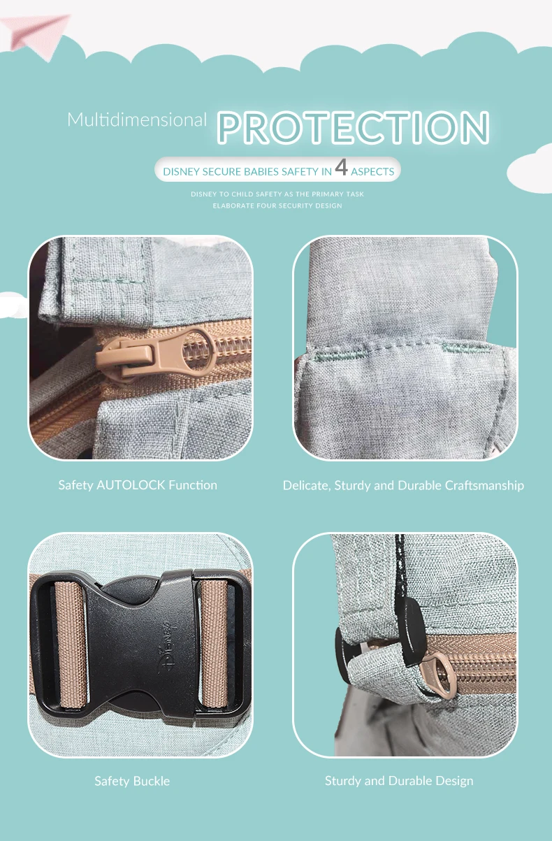 Disney Ergonomic Baby Carrier Multifunction Backpack Kid Carriage Toddler Baby Sling Wrap Suspenders Breathable Infant Carrier