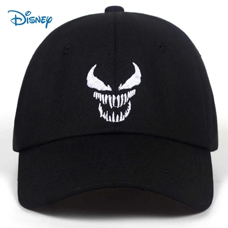 

Disney Marvel baseball Cap Venom Embroidered dad Hat cotton Snapback Hip Hop caps For Men Women Casual golf hats sun hats Gorras
