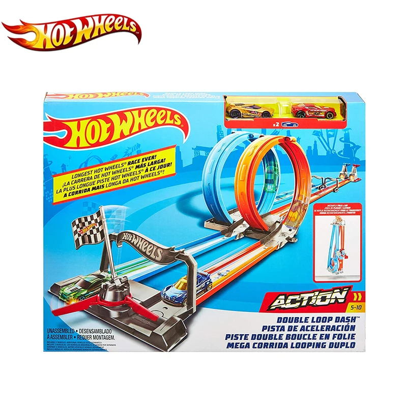 Детские игрушки Hot Wheels автомобильный трек набор для строительства двойная или
