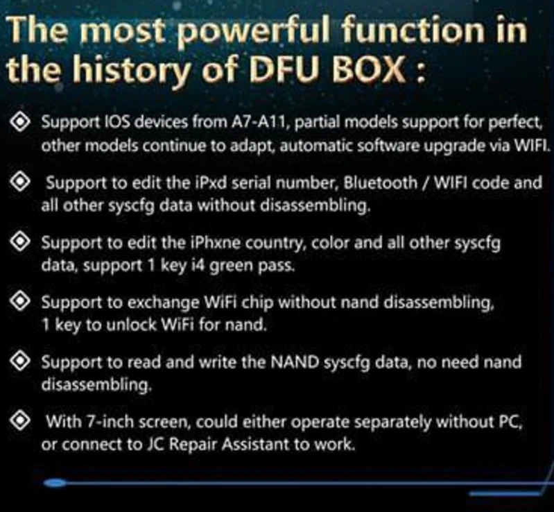 JC NAND неудаляемый программатор для IPhone 6S/6SP/7G/7P/8G/8P/X/XR/XS MAX HD чтение/запись/правка и