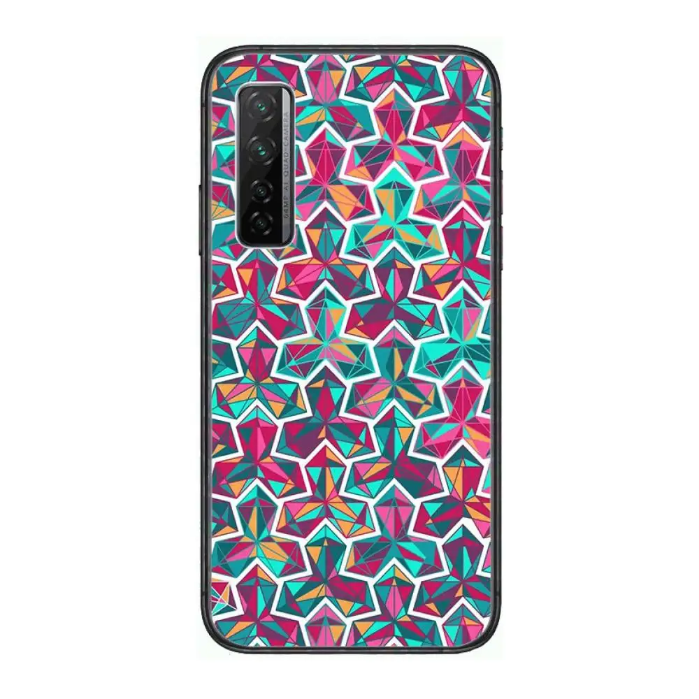Разноцветные бохо мандала Цветы Чехол для телефона Huawei Nova девочек 2 3 4 5 6 7 8 SE i E Pro