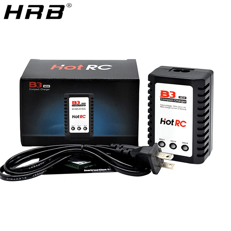 hotrc b3 lipo battery 74 в 111 в 2s 3s ac 10 вт балансирующее