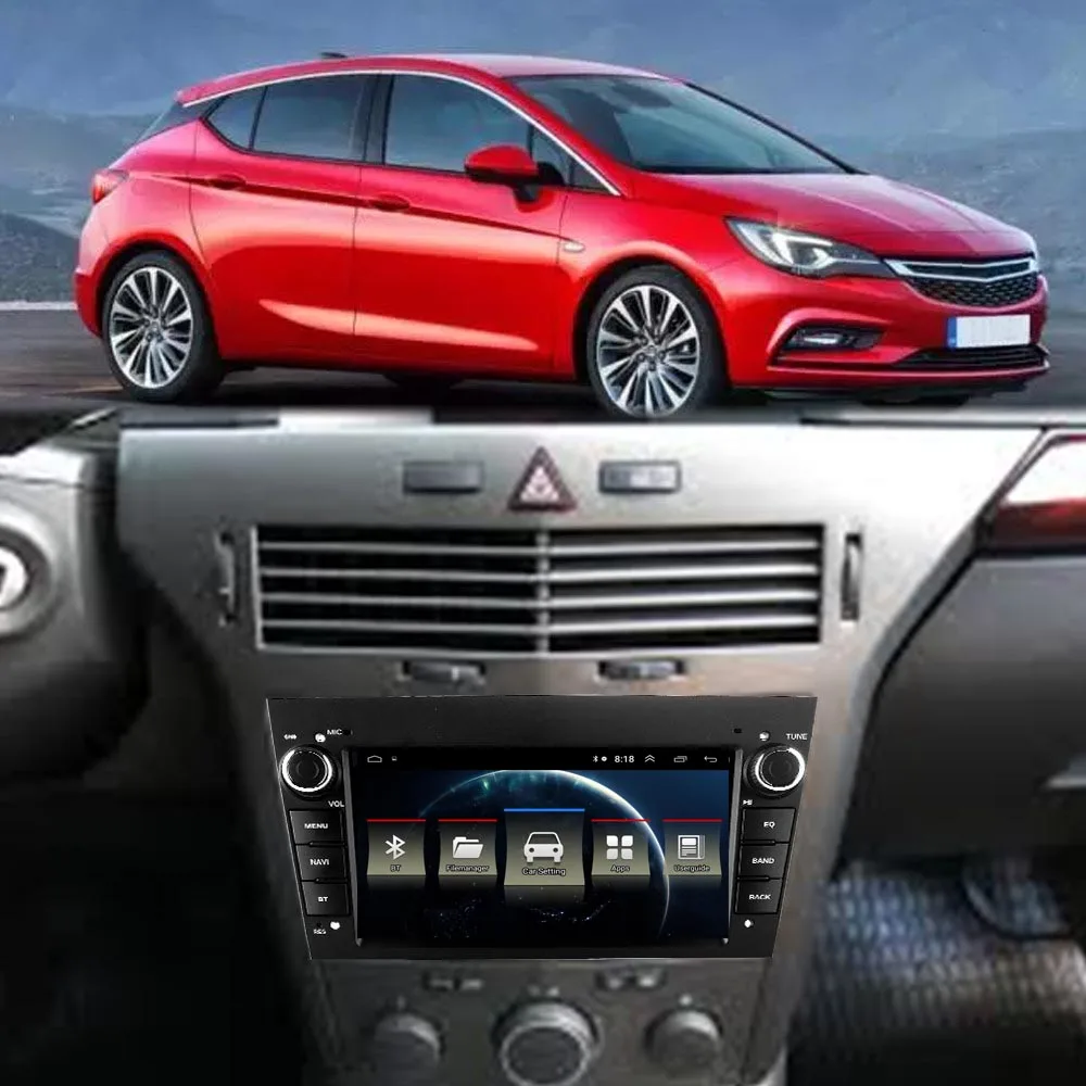 Автомобильный мультимедийный плеер 2 Гб ОЗУ Android 8 1 Din для opel Vauxhall Astra H G J Vectra Antara