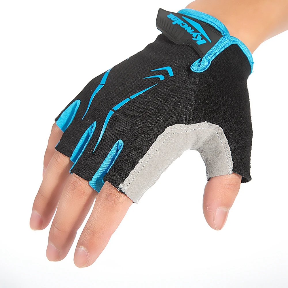 Спортивные велосипедные перчатки с открытыми пальцами Нескользящие Летние