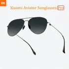 Солнцезащитные очки Xiaomi Mijia Aviator Pro, ультратонкая оправа из нержавеющей стали с антибликовым покрытием, для мужчин и женщин, для путешествий