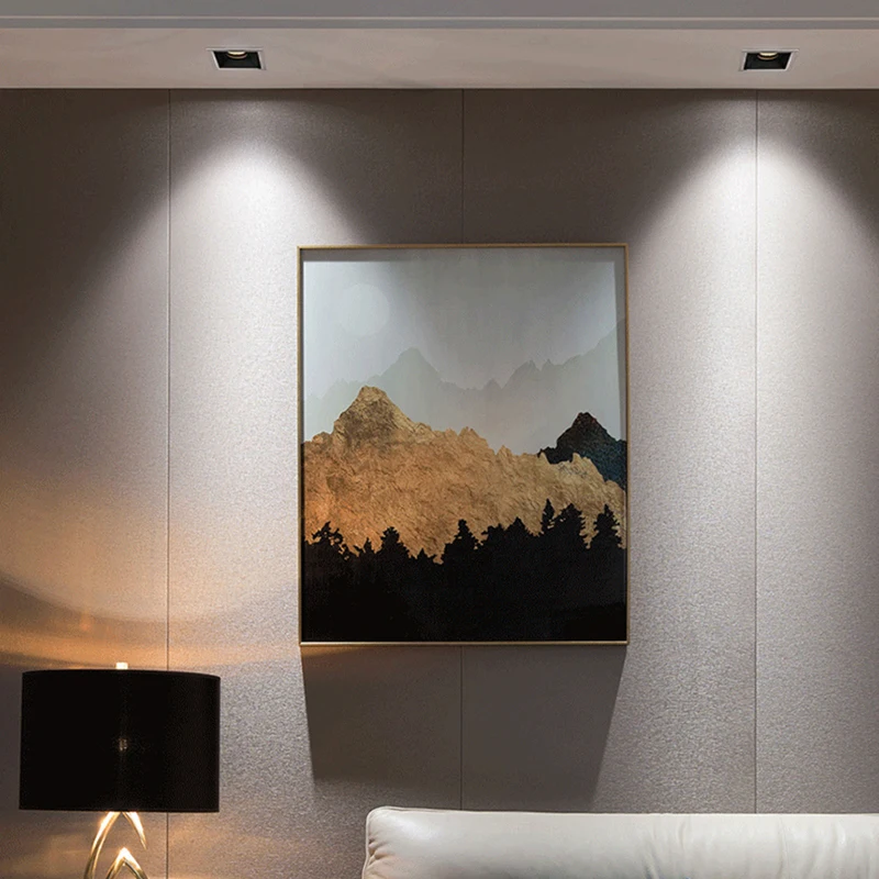 Встраиваемый светодиодный потолочный светильник с регулируемым углом