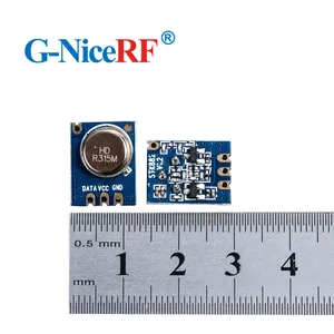 Супергетеродинный беспроводной приемник Ask SRX882S, 315 МГц433 МГц, 2 шт., передатчик ASK STX882 + спиральная антенна 2 шт.