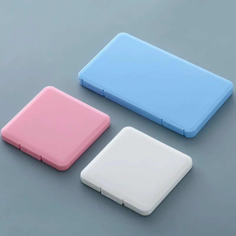 Переносная маска коробка пластиковая для лица чехол Boite Rangement Mask Пылезащитная