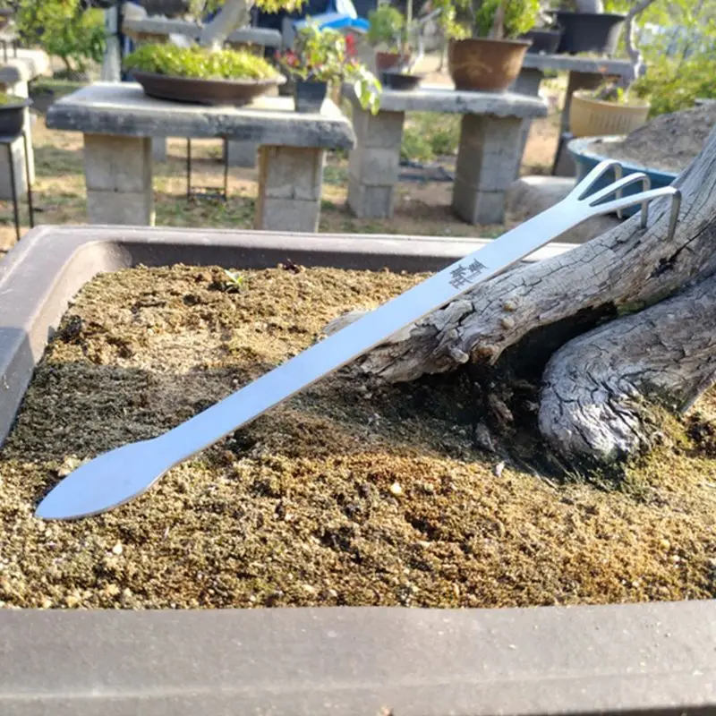 Многофункциональные садовые грабли из нержавеющей стали бонсай лопатка для