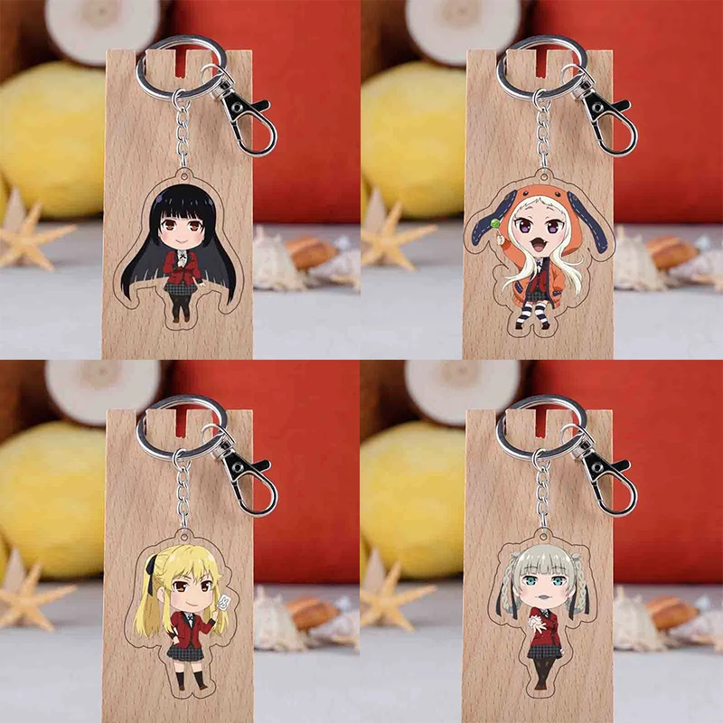 Аниме Kakegurui брелок косплей реквизит Momobami Ririka Runa Yomotsuki Jabami Yumeko аксессуары