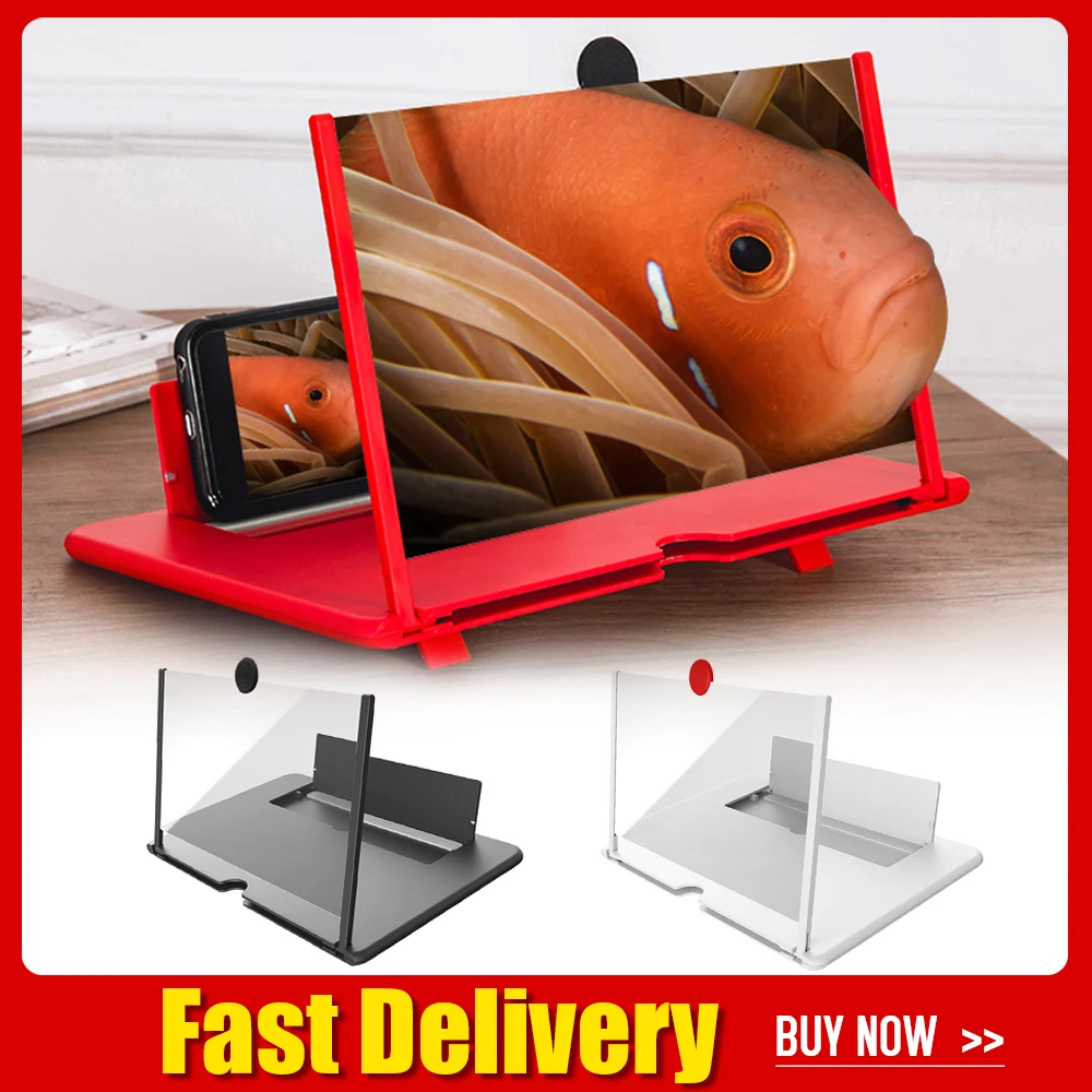 

12inch Mobile Phone Screen Amplifiers Universal Screen Amplifier 3D Movie Magnifying Phone Support for All Mobile Phone Mag