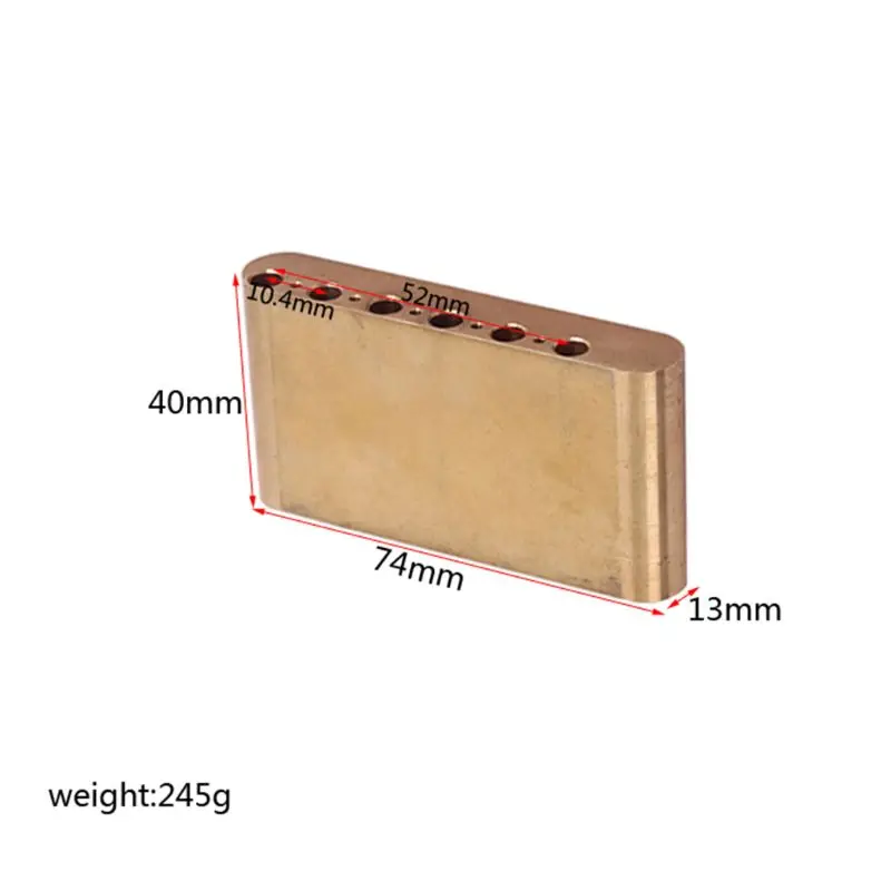 tremolo block basis diy für messing elektrische gitarre brücke teile zubehör free global shipping