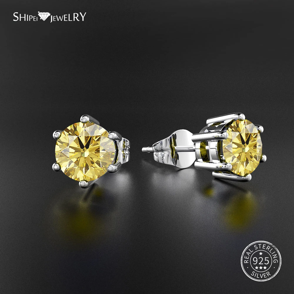 Женские серьги гвоздики из серебра 100% пробы с сапфировым изумрудом|Серьги-гвоздики| |