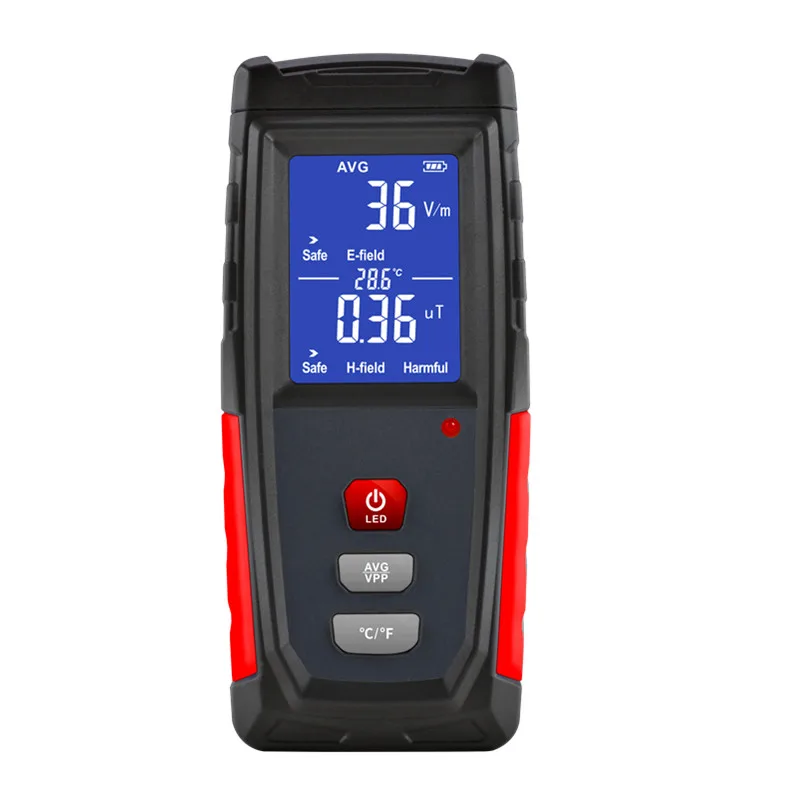 Цифровой детектор электромагнитного излучения Yunombo дозиметр тестер счетчик для