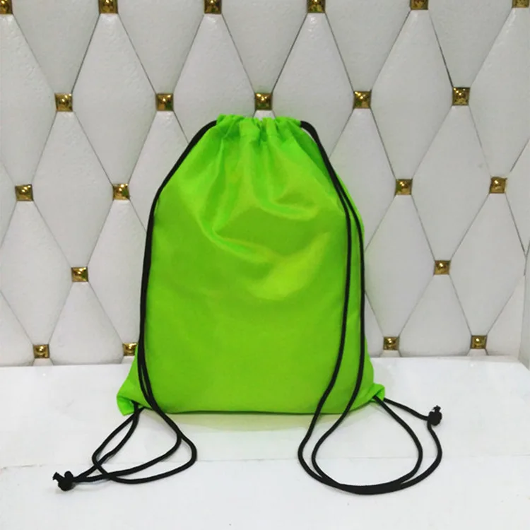 

Waterproof Nylon Bundle Pocket Drawstring Backpack Storage Bag Non-woven Bag Sports Backpack