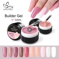 15ml quick builder gel nails extension acrylic white clear uv building gel manicure nail art prolong forms tips paper free tslm1