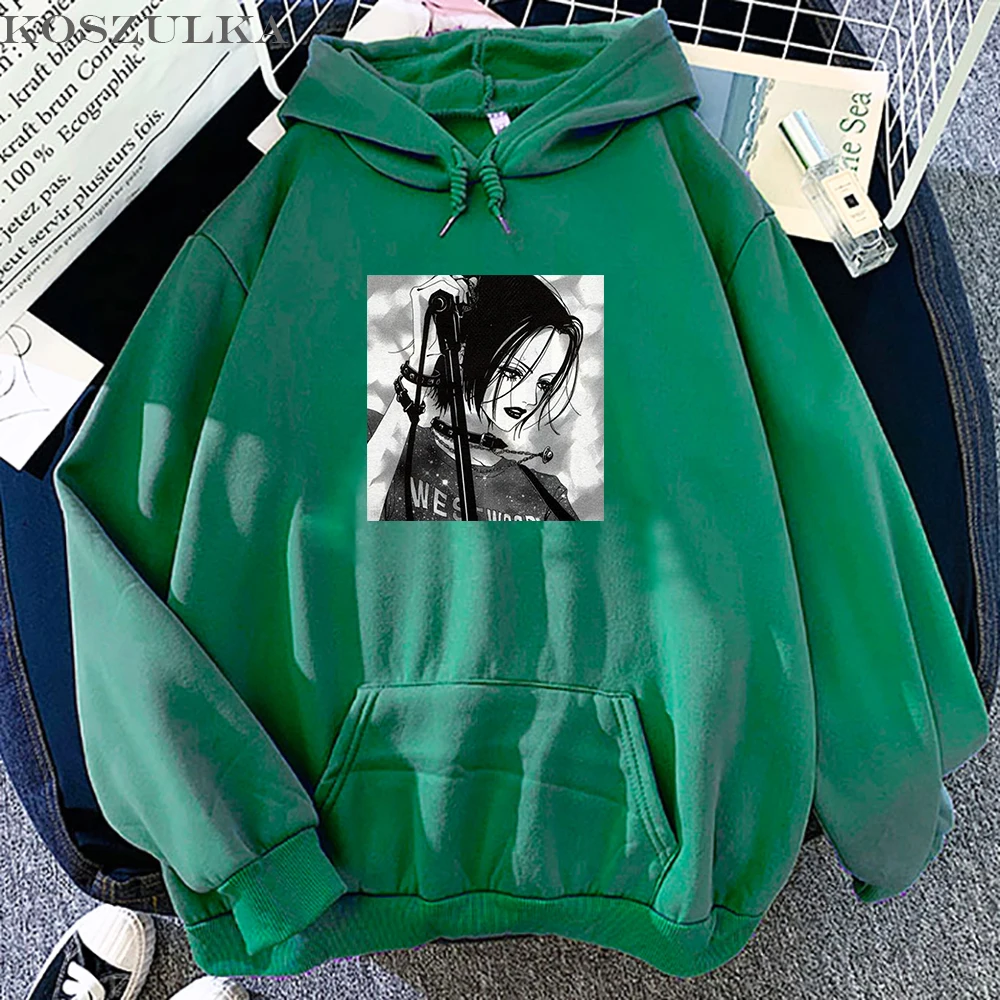

Women Clothing Nana Anime Printed Hoodies Manga nana osaki Graphic Kawaii Hooded Fashion Harajuku Clothes
