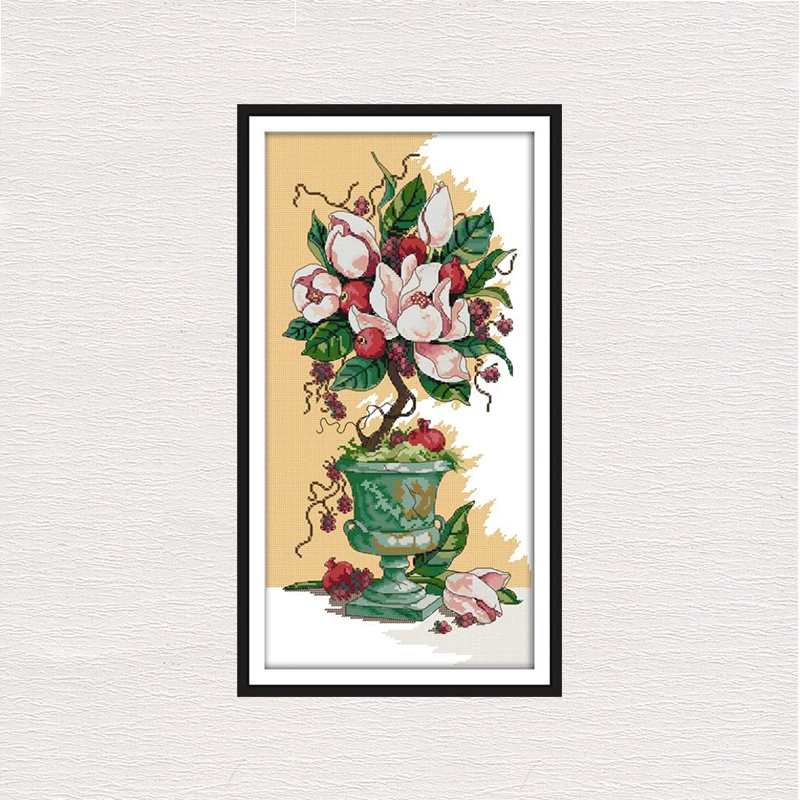 Бампер Joy Sunday Набор для вышивки крестиком в виде фруктов гостиной цветы зернистое