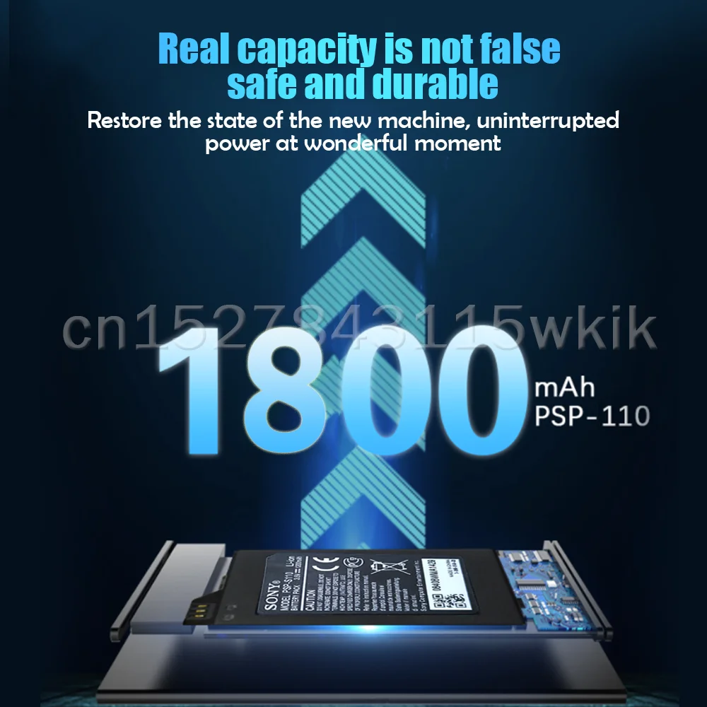 1 шт. Sony 1800 мА/ч 3 6 V литиевая Перезаряжаемые Батарея пакет для SONY PSP-110 PSP-1001 PSP-1000 PSP1000